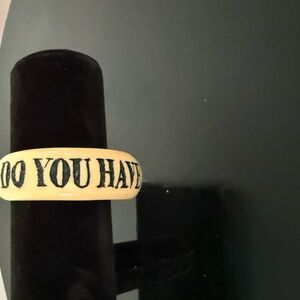 Rare Jessica Cushman “Do You Have Any Idea Who I Am? Bracelet